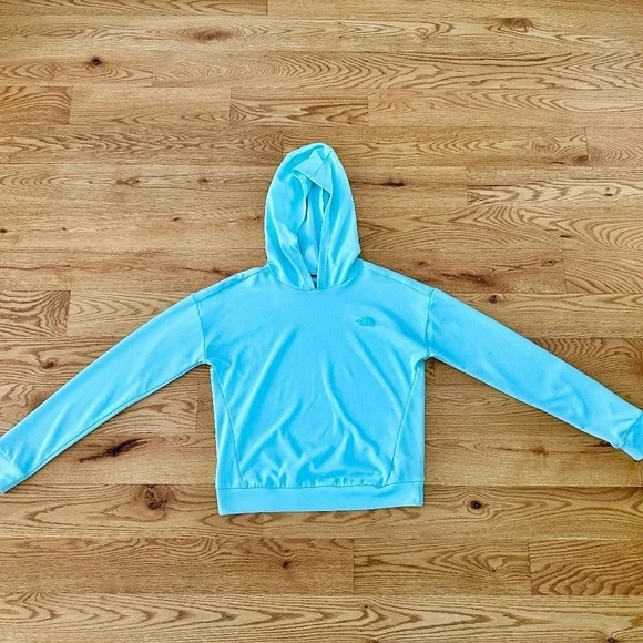 North Face Women's Wander Sun Hoodie in MISTY JADE (Size S) - Picture 4 of 9